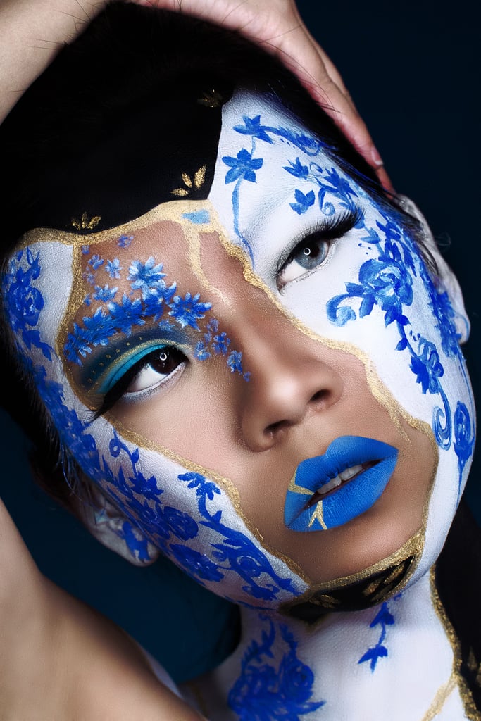 Cindy Chen Designs Kintsugi Makeup Look
