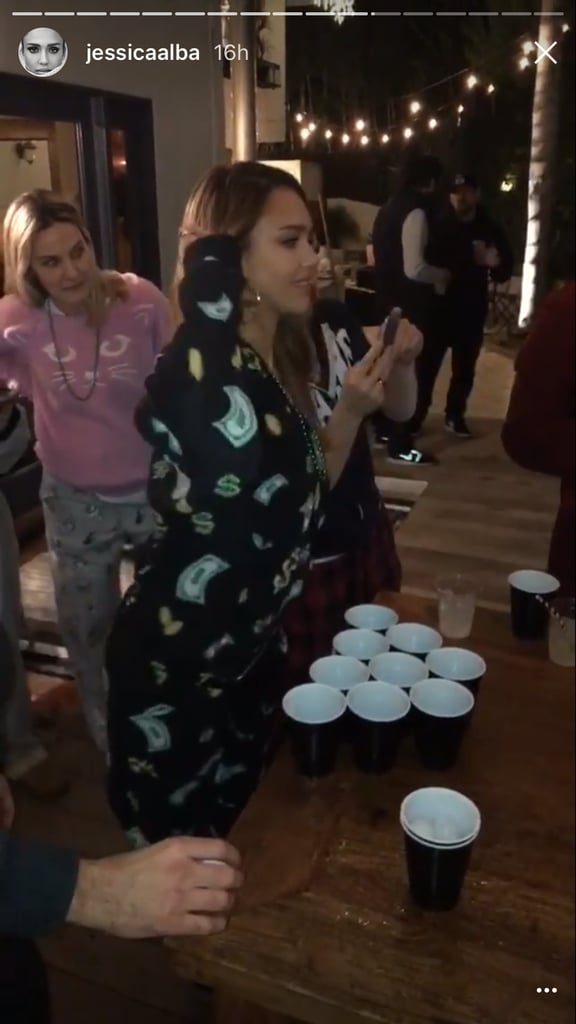 Jessica Alba's Pajama Birthday Party For Cash Warren 2017
