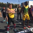 Watch Usain Bolt Fly Through a Parking Lot in His Most Entertaining Race Yet