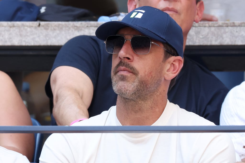 Aaron Rodgers at the US Open on Sept. 3.