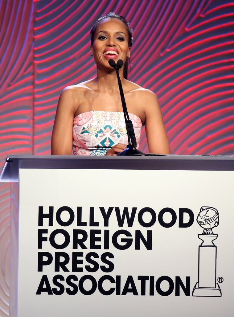 Kerry Washington and Kristen Bell at HFPA Banquet | Pictures