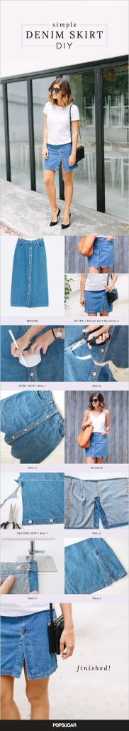 DIY Denim Skirt