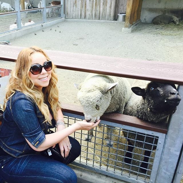 Mariah Carey Kids at Bronx Zoo Pictures