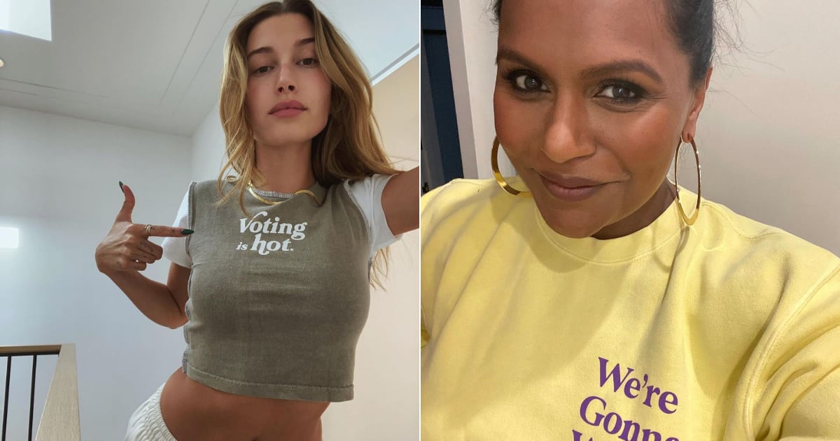 These Celebrities Pulled Out the Most Stylish Merch to Encourage Their Fans to Vote