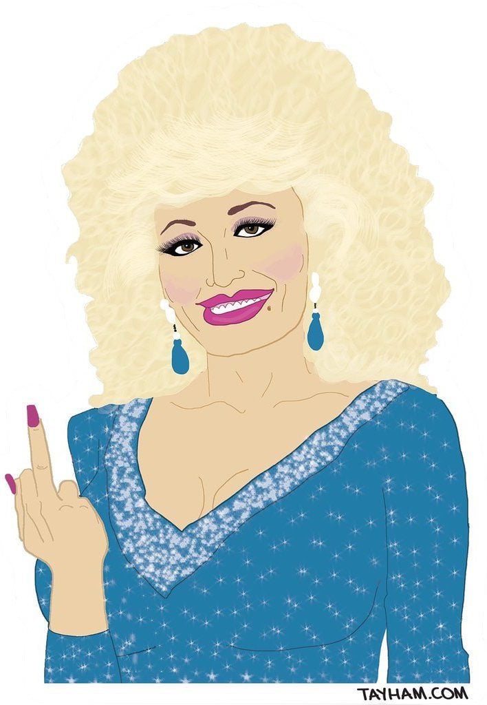 Parton Me Vinyl Sticker