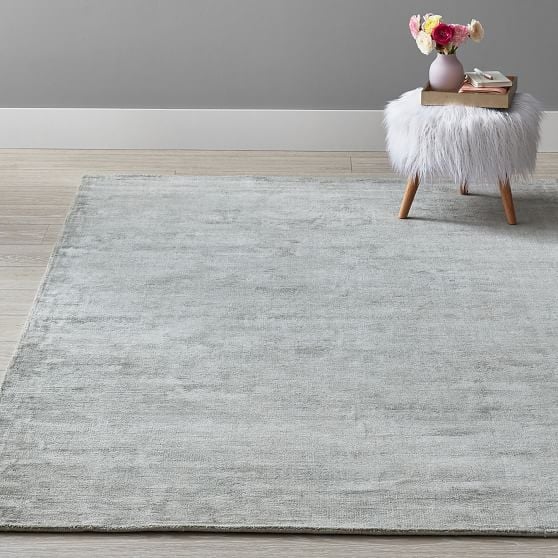 Solid Viscose Rug Best Dorm Essentials From Pottery Barn POPSUGAR
