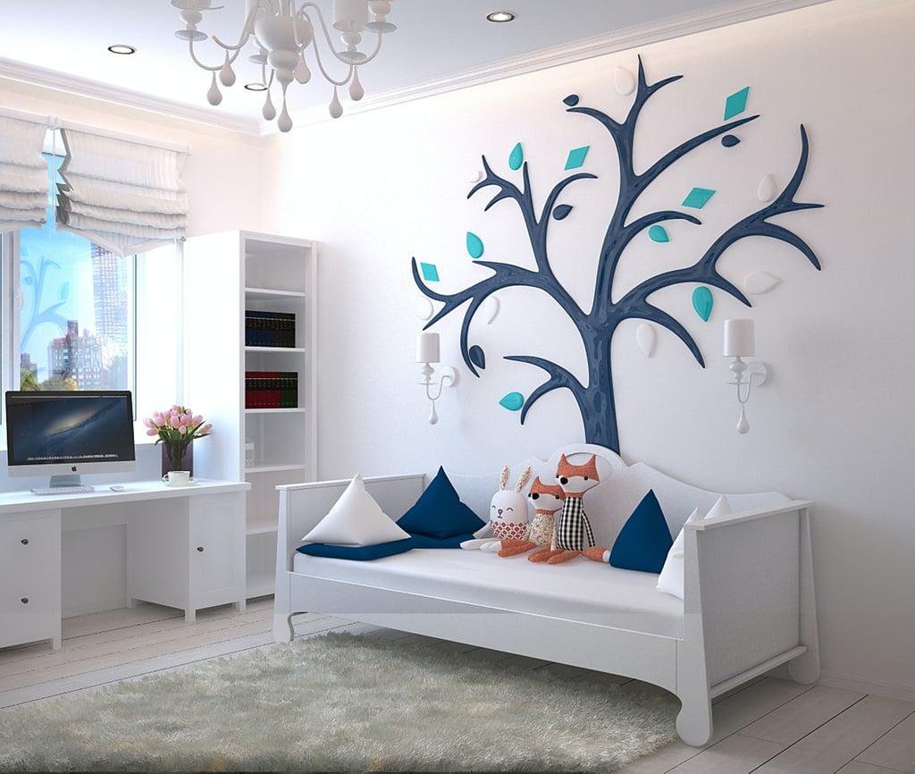 Baby Nursery Idea: Large Tree Wall Decals