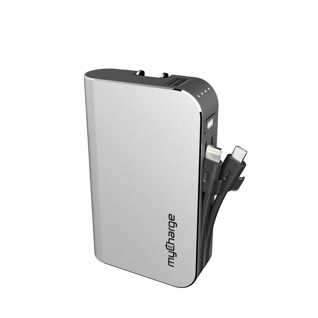 "This is everything! I have about three of these. This is a must-have for those who use their phone a lot. It allows for effortless charging and everything is built in! This gives you more space in your purse for more important things like lipstick." 
My Charge Hub Plus ($80)
