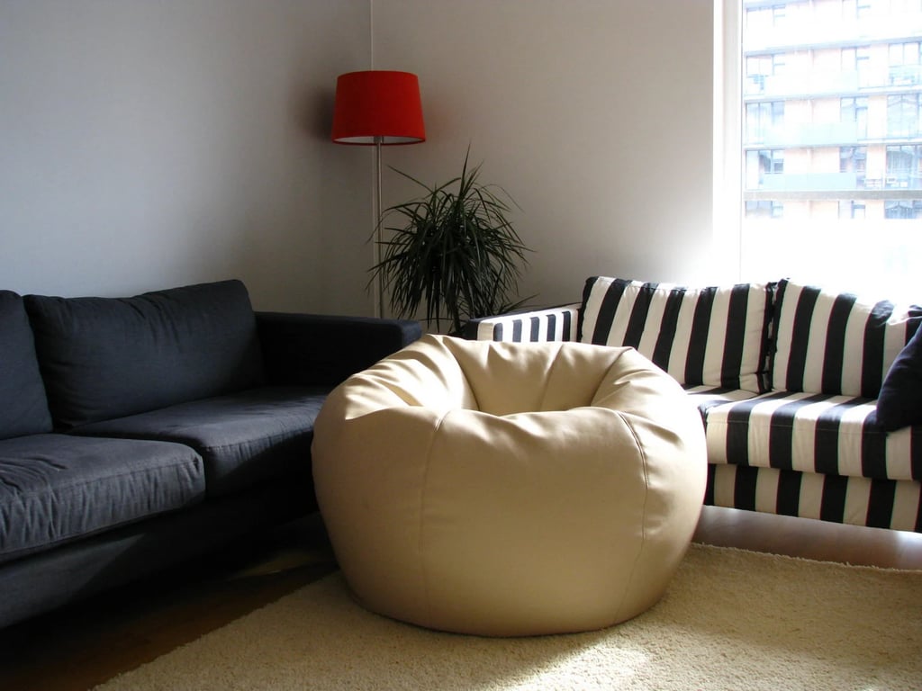 Your New Relaxation Spot: Etsy Eco Leather Bean Bag Chair