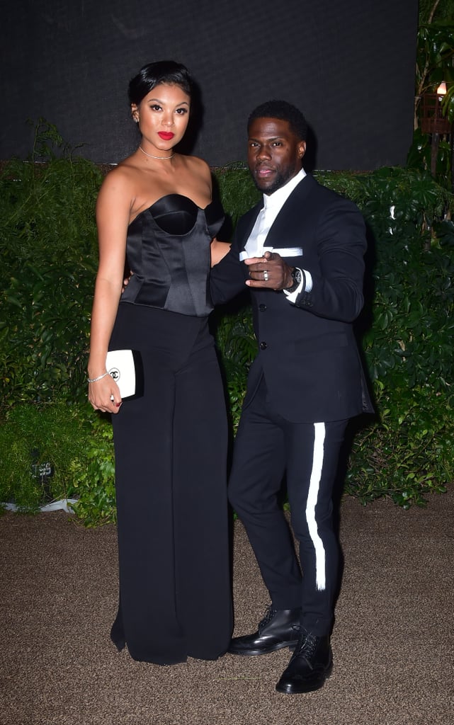 Kevin Hart and Eniko Parrish at Jumanji Premiere 2017