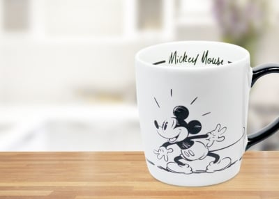 Mickey Mouse Black and White Mug