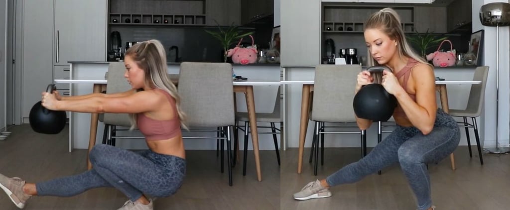 Fire Up Your Leg Muscles With This Trainer's Workout Using 1 Kettlebell (and a Chair)