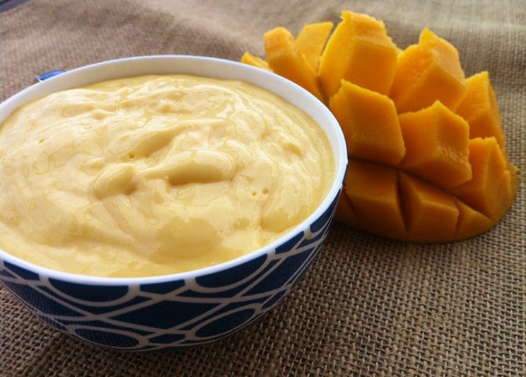Mango and Carob Paleo Ice Cream