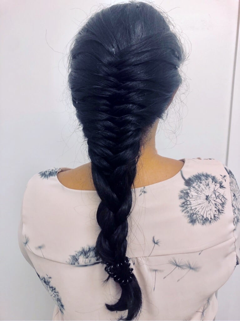 Braid Created With Magic Hair Tool