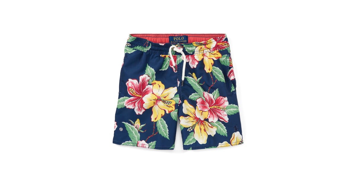ralph lauren floral swim shorts