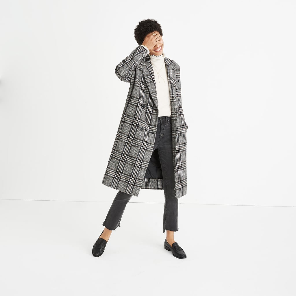 Madewell Plaid Goodwin Topcoat