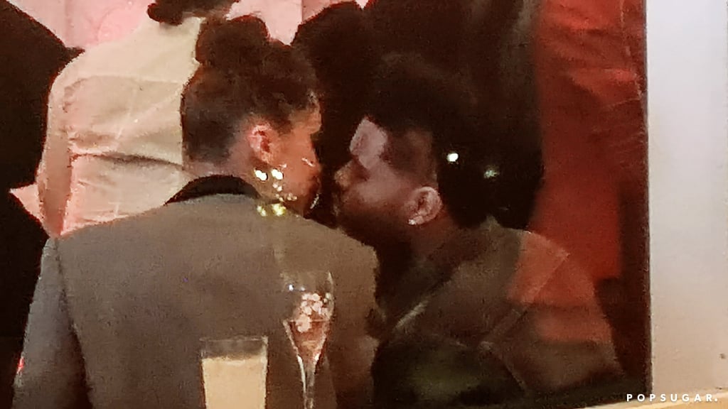 Bella Hadid and The Weeknd Kissing at Cannes Party May 2018