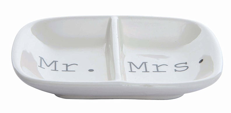 Ceramic Mr. and Mrs. Ring Dish