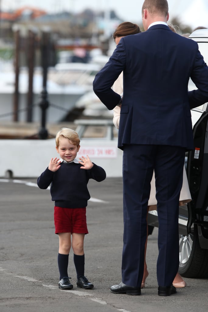 The British Royal Family Leaving Canada Pictures 2016
