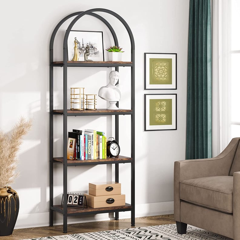 For the Living Room: A Curved Arched Bookcase