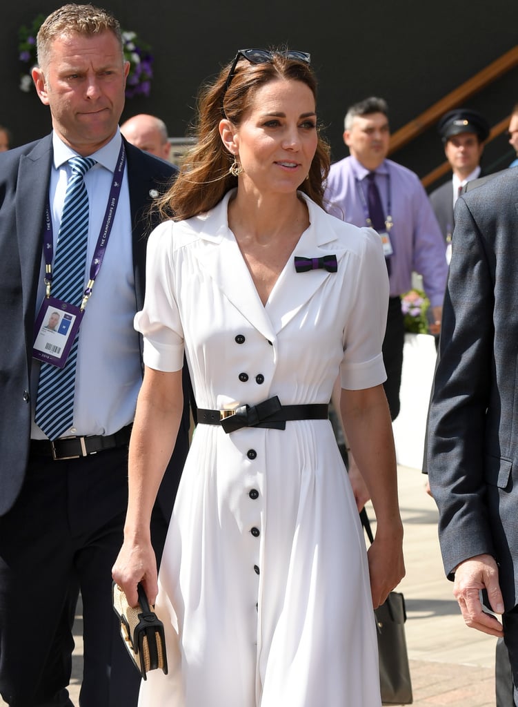 Kate Middleton White Dress at Wimbledon 2019