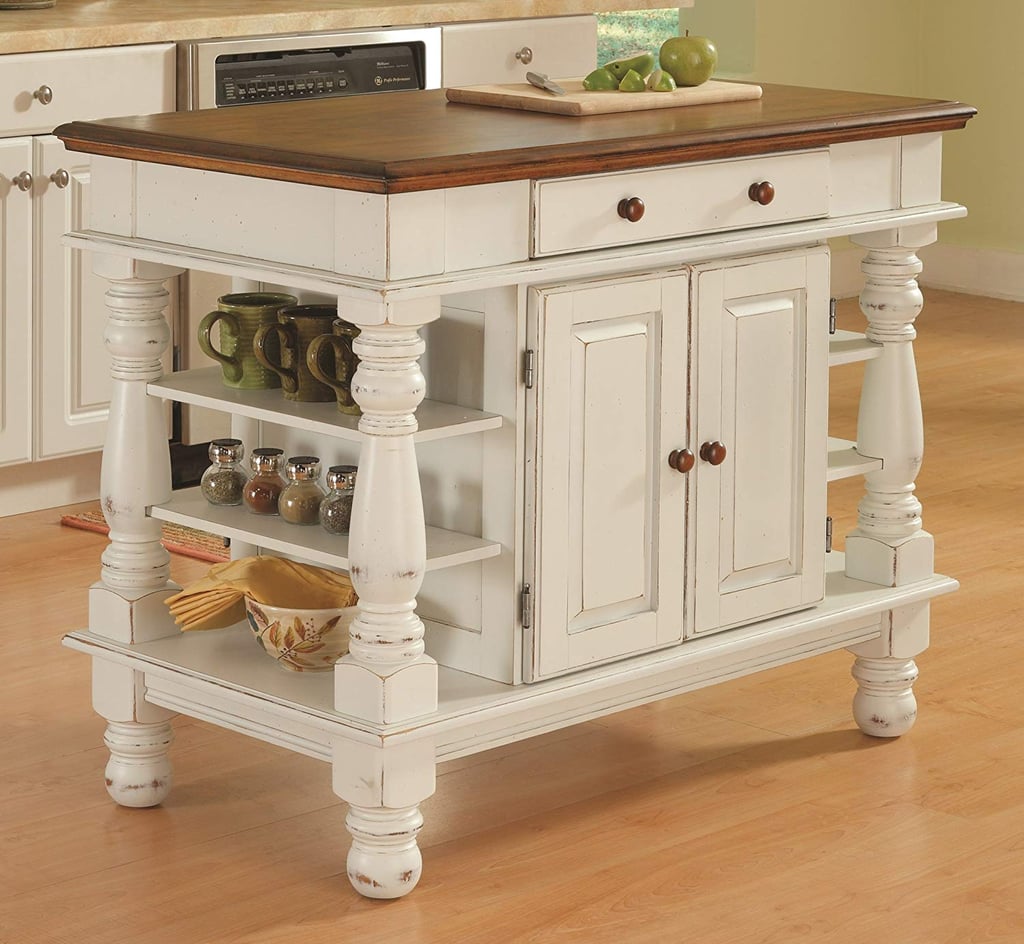 Americana Antique White Kitchen Island by Home Styles