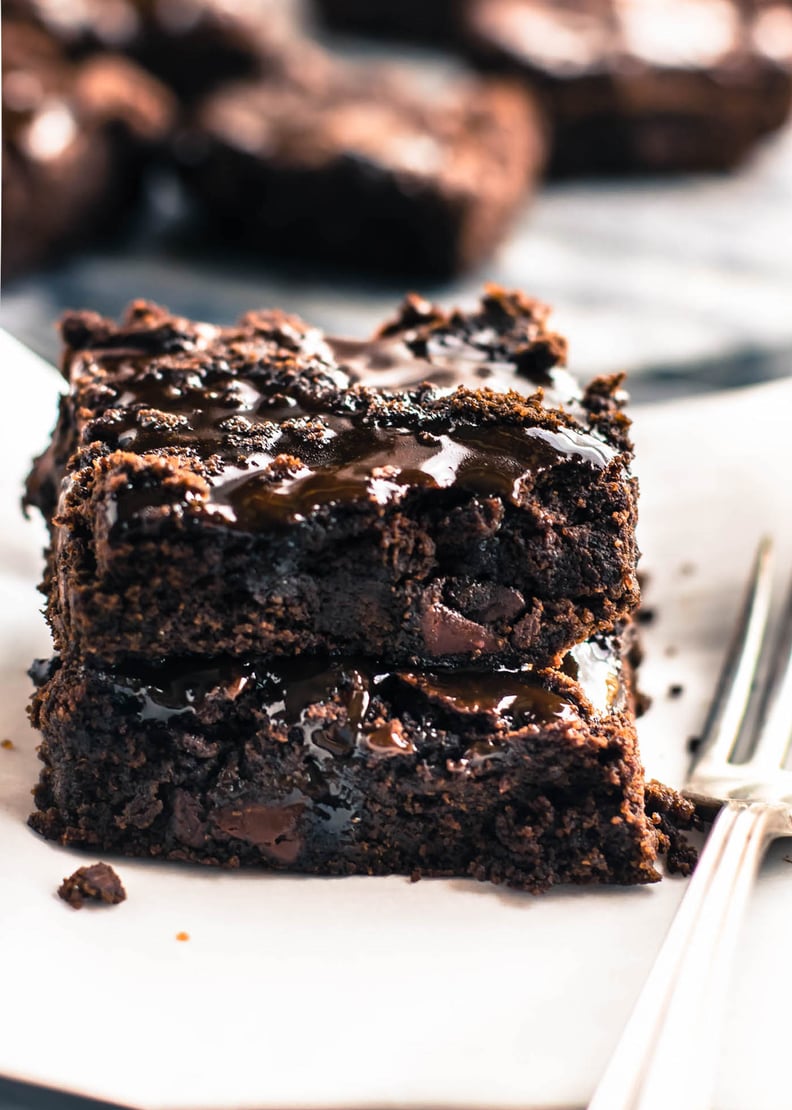 Vegan Dark Chocolate Salted Brownies