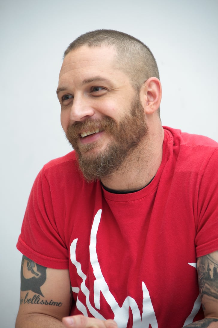 Tom Hardy Smiling Pictures Popsugar Celebrity Photo 9 