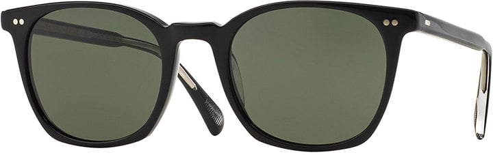 Oliver Peoples L.A. Coen Acetate Sunglasses, Black ($325)