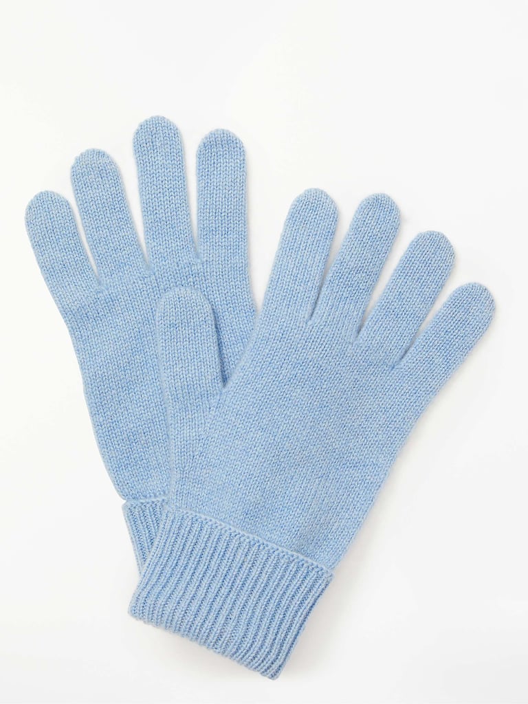 John Lewis & Partners Cashmere Gloves, Light Blue