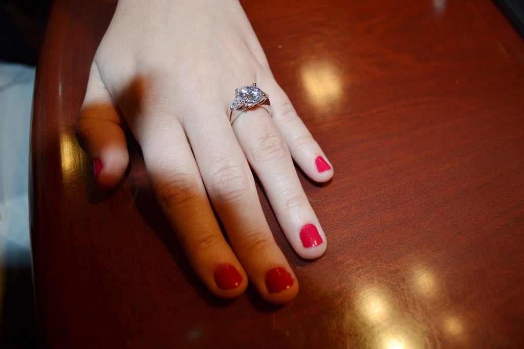 4-Carat Center Stone, .20-Carat Stones on Either Side