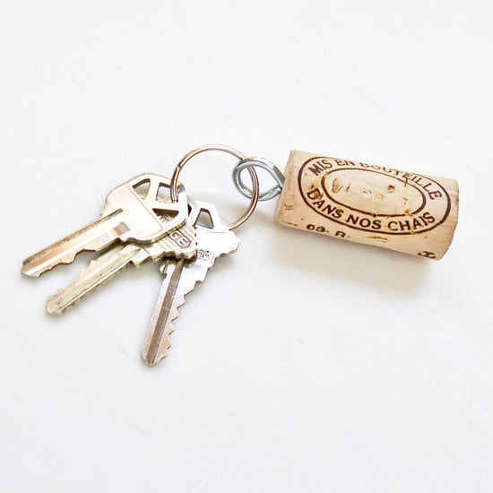 Wine-Cork Key Chain