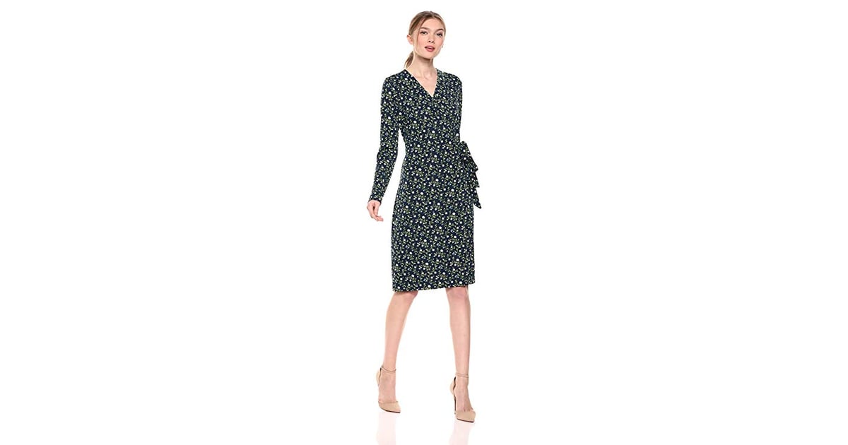 Lark & Ro Signature Long Sleeve Wrap Dress | 21 Casual Dresses From Amazon  Perfect For Any Style and Any Season | POPSUGAR Smart Living Photo 11