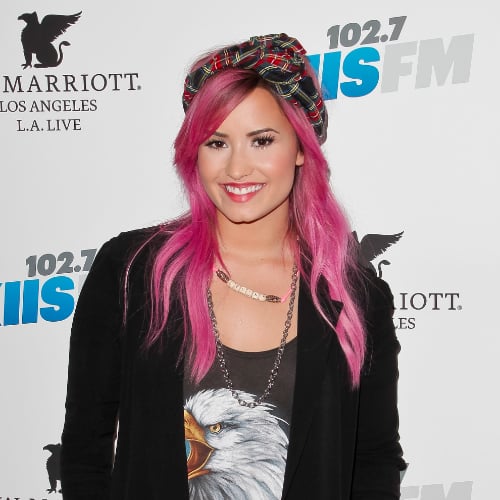 Demi Lovato's New Pink Hair at Pre-Grammys Party