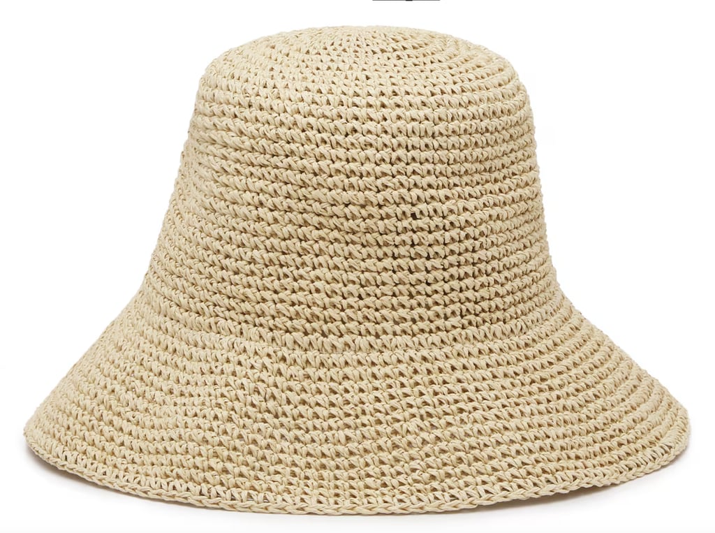 Crown Vintage Straw Crochet Bucket Hat