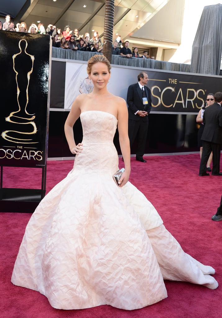 Who could forget this showstopper of an Oscars dress? Jennifer Lawrence stunned us all in Christian Dior Couture.