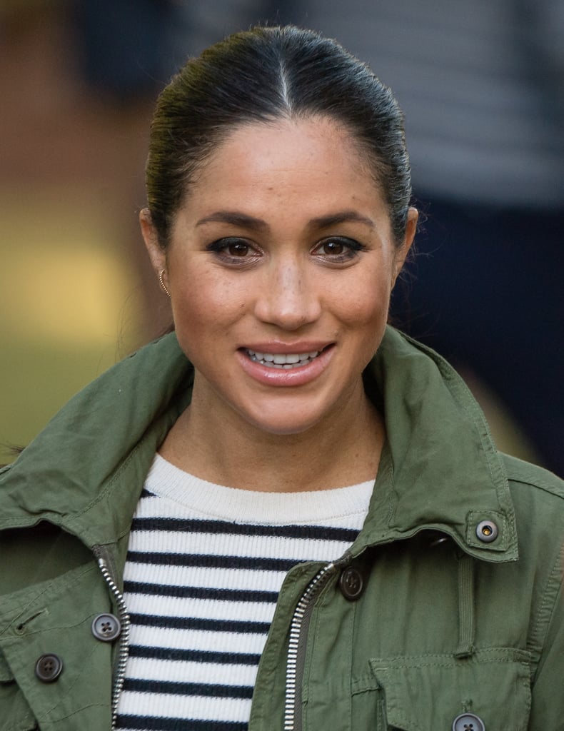 Meghan Markle's Green J.Crew Jacket in Morocco Meghan Markle's Green J.Crew Jacket in Morocco