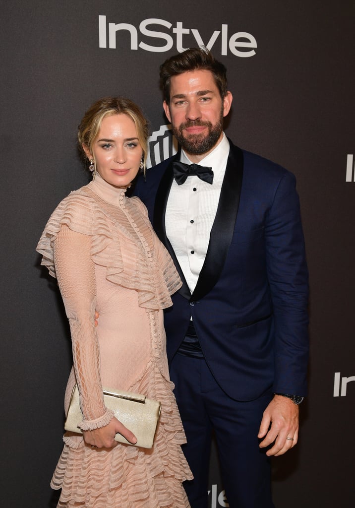 Emily Blunt and John Krasinski 2019 Golden Globes Pictures