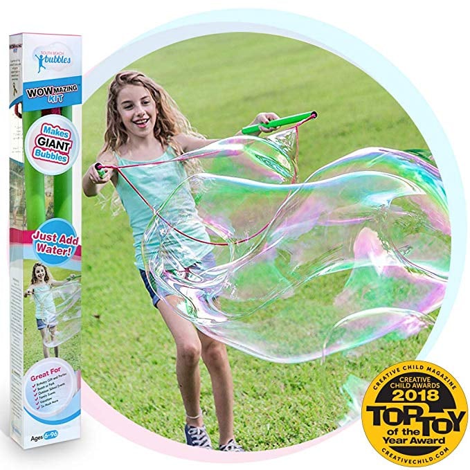 Cool Giant Bubble Maker For Six Year Old: WOWmazing Giant Bubbles Kit Plus