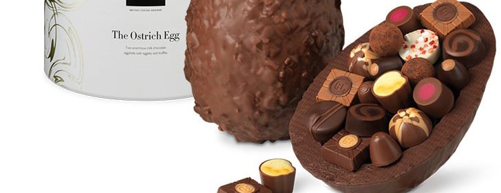 Chocolate Ostrich Egg From Hotel Chocolat