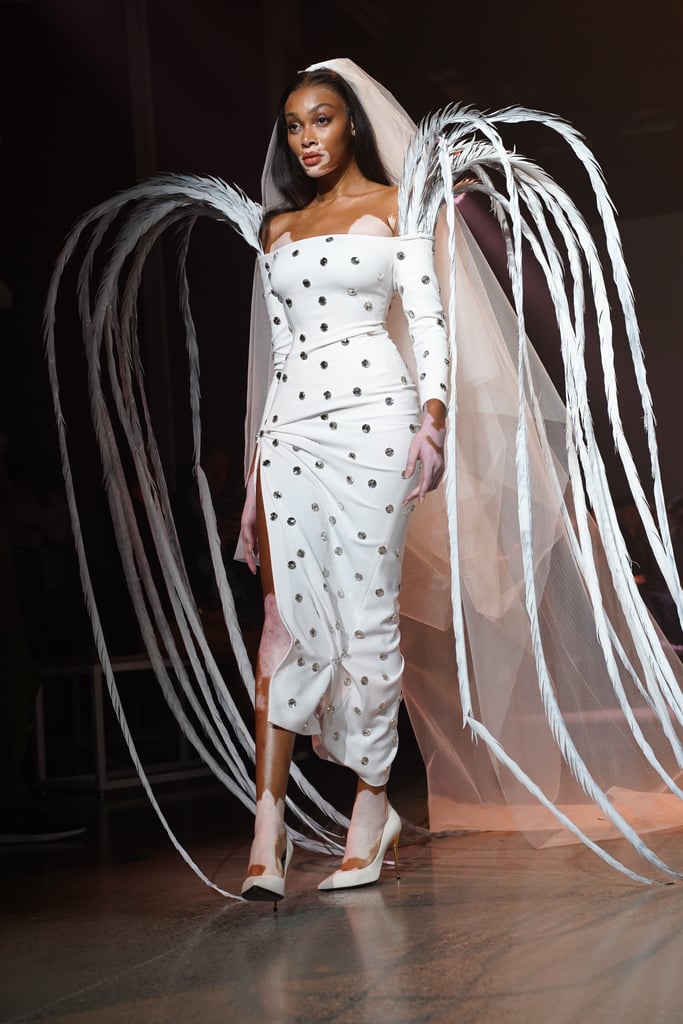 Winnie Harlow Walking the Runway For Christian Cowan During NYFW