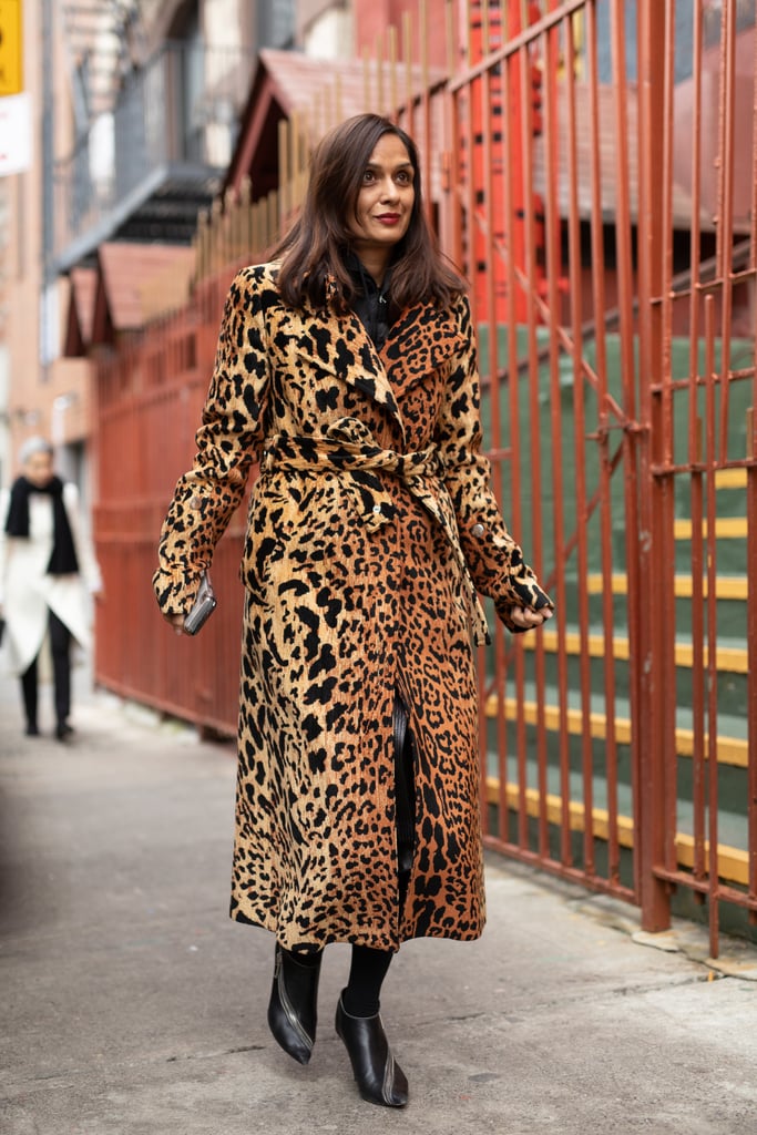Style Your Leopard-Print Coat With: Black Basics and Boots