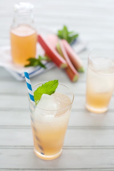Mocktail Recipe: Rhubarb Shrub