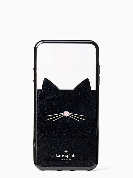Kate Spade New York Jeweled Glitter Cat iPhone Case Kate Spade New York Jeweled Glitter Cat iPhone Case