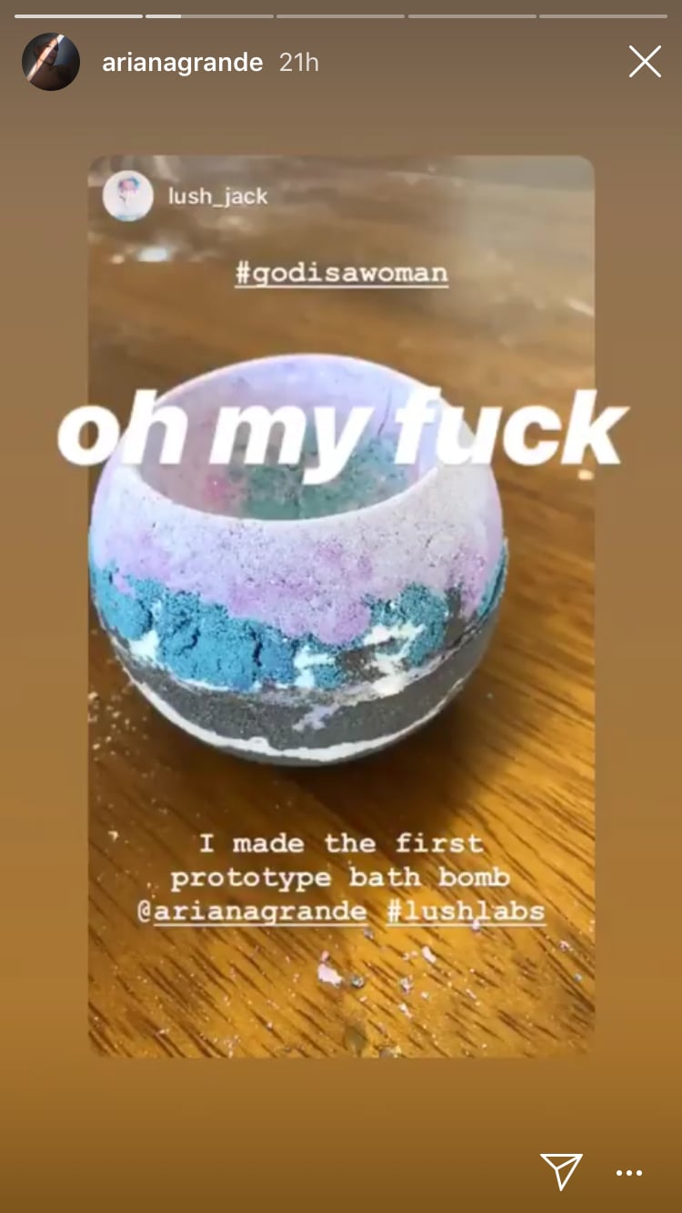 Ariana Grande Wants to Release a Lush Bath Bomb | POPSUGAR ... - 750 x 1334 jpeg 93kB