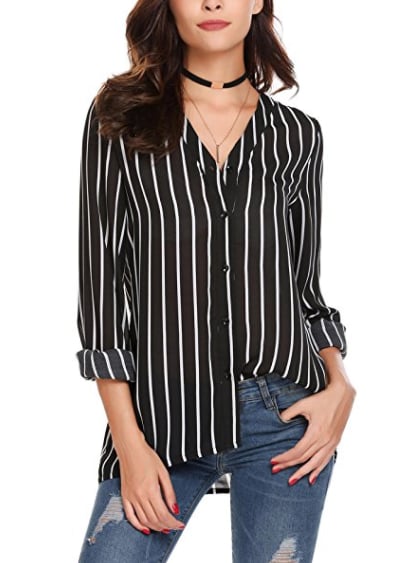 Button Down Blouses on Amazon | POPSUGAR Fashion