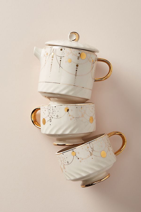 Anthropologie Celine Tea For Two Set