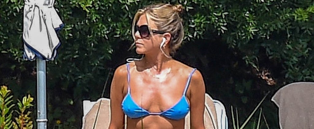 Jennifer Aniston Flashes Her Incredible Abs While Getting Some R&R