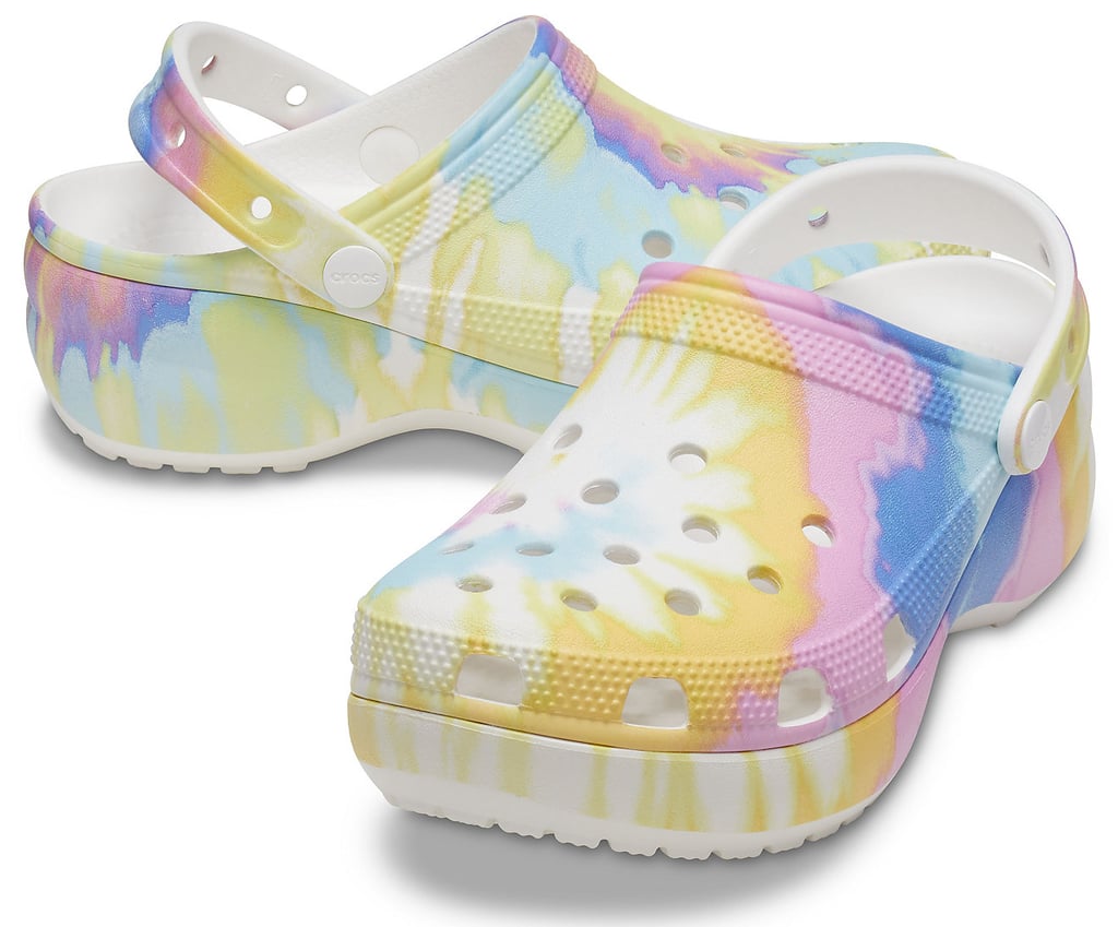 Crocs Classic Platform Tie-Dye Graphic Clog