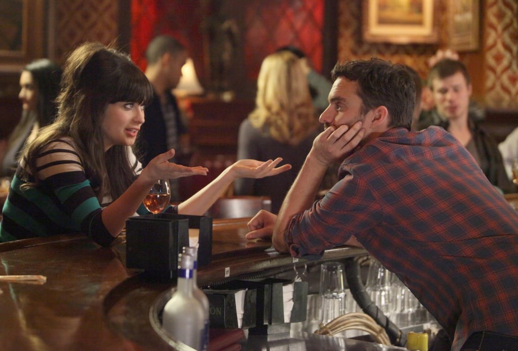 They're friends first, and Jess goes to Nick for some advice when he's working at the bar.